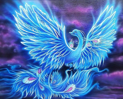 Логотип МАДОУ "Лопатинский детский сад "Синяя птица"